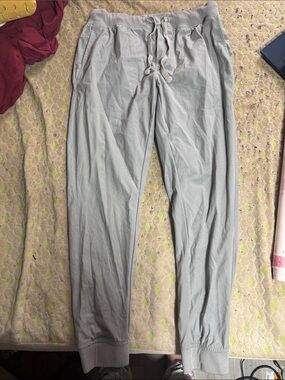 Light Gray Men's Drawstring Joggers